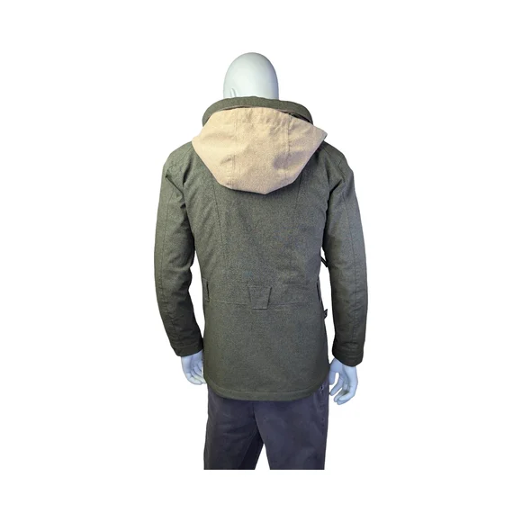 Ride Cappel Olive Green Snowboard Jacket w/ Zip-Stow Hood + Snowskirt, Small - Picture 7 of 13